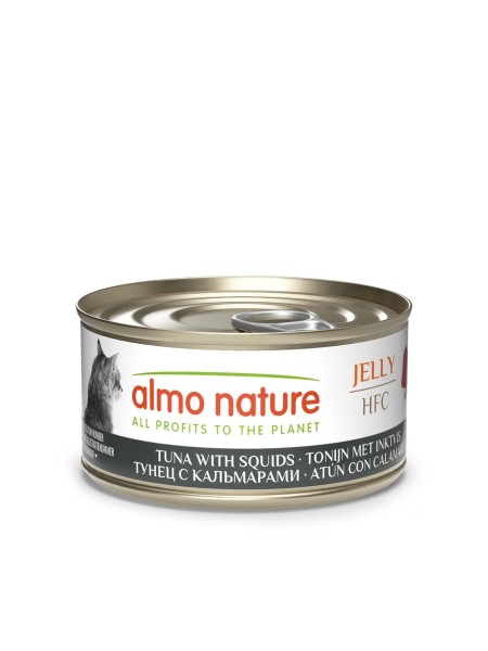 HFC JELLY для кошек, консерва из тунца и кальмара, 70 г