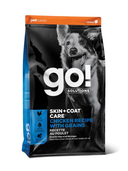 GO! Skin + Coat сухой корм для собак с курицей и лососем 11,4 кг