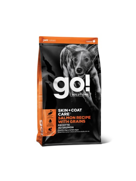 GO! Skin + Coat сухой корм для собак с лососем 1,6 кг