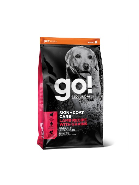 GO! Skin + Coat сухой корм для собак с ягненком 1,6 кг