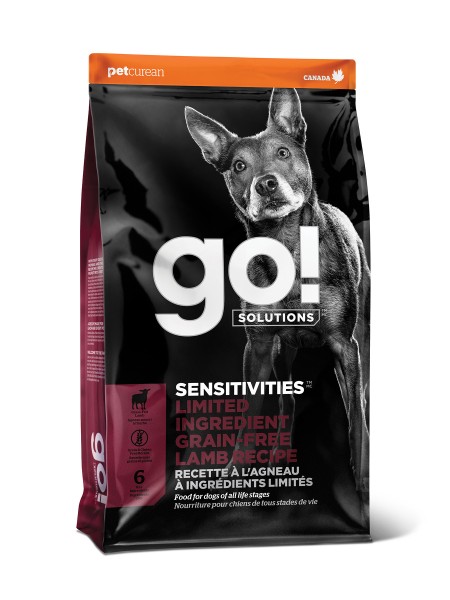 GO! Sensitivities беззерновой корм для собак с ягнёнком 10 кг